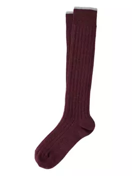 Brunello Cucinelli кашемировые носки, красный