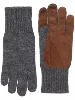 Brunello Cucinelli кашемировые перчатки, серый