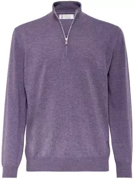 Brunello Cucinelli кашемировый джемпер, фиолетовый