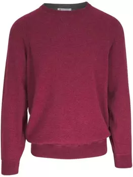 Brunello Cucinelli кашемировый джемпер, красный