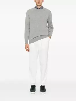 Brunello Cucinelli кашемировый джемпер, серый