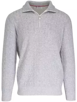 Brunello Cucinelli кашемировый джемпер, серый