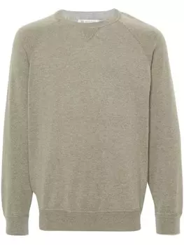 Brunello Cucinelli кашемировый джемпер, зеленый