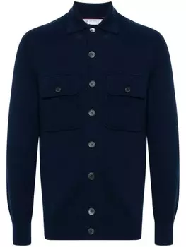 Brunello Cucinelli кашемировый кардиган, синий