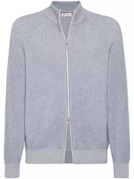 Brunello Cucinelli кашемировый кардиган, синий