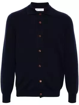 Brunello Cucinelli кашемировый кардиган, синий