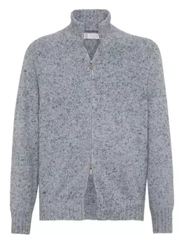 Brunello Cucinelli кашемировый кардиган, синий