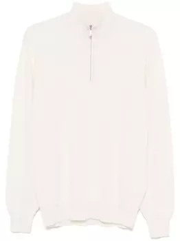 Brunello Cucinelli кашемировый свитер, белый