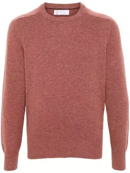 Brunello Cucinelli кашемировый свитер, красный