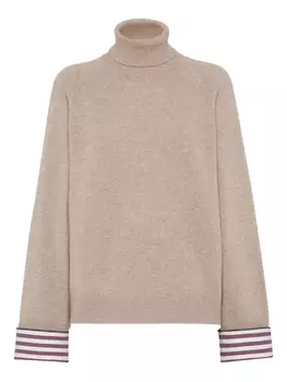 Brunello Cucinelli кашемировый свитер, нейтральный
