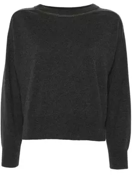 Brunello Cucinelli кашемировый свитер, серый