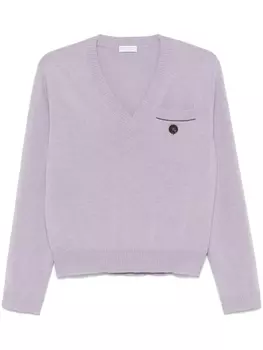Brunello Cucinelli кашемировый топ, фиолетовый