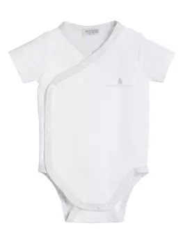 Brunello Cucinelli Kids Боди Берни, серый