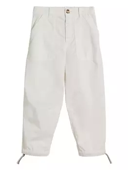 Brunello Cucinelli Kids брюки Utility, белый