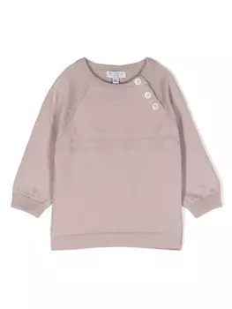 Brunello Cucinelli Kids джемпер с узором, розовый