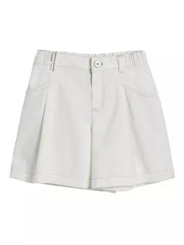Brunello Cucinelli Kids джинсовые шорты, белый