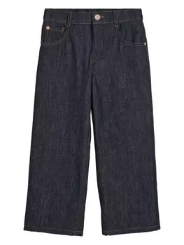Brunello Cucinelli Kids джинсы прямого кроя, синий