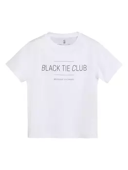 Brunello Cucinelli Kids футболка с принтом, белый