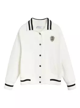 Brunello Cucinelli Kids кардиган с логотипом, белый