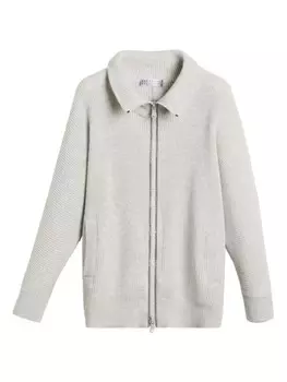 Brunello Cucinelli Kids кашемировый кардиган, серый