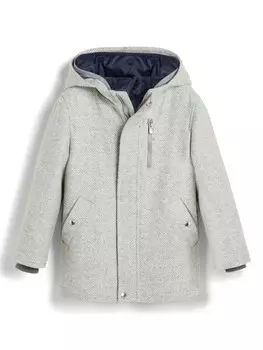 Brunello Cucinelli Kids куртка-пуховик, серый