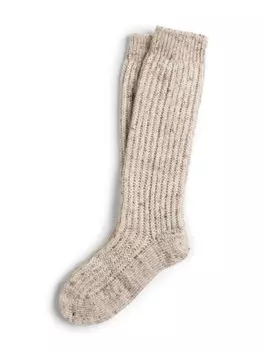 Brunello Cucinelli Kids носки в рубчик, серый