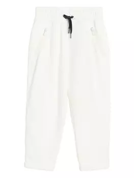 Brunello Cucinelli Kids прямые брюки, белый