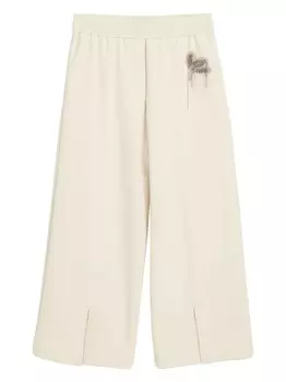 Brunello Cucinelli Kids прямые брюки, нейтральный цвет