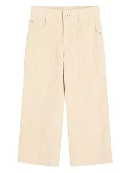 Brunello Cucinelli Kids прямые брюки, нейтральный цвет