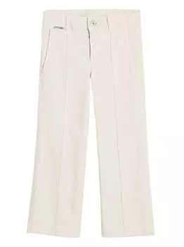 Brunello Cucinelli Kids расклешенные брюки, белый