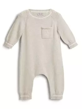 Brunello Cucinelli Kids ромпер Bernie, нейтральный цвет