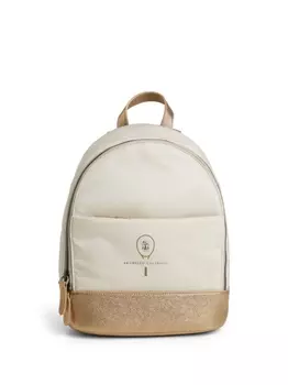 Brunello Cucinelli Kids рюкзак с логотипом, нейтральный цвет