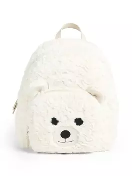 Brunello Cucinelli Kids рюкзак в форме медведя, белый