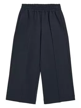 Brunello Cucinelli Kids широкие спортивные брюки, синий
