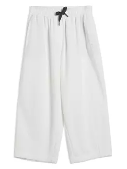 Brunello Cucinelli Kids спортивные брюки широкого кроя, белый
