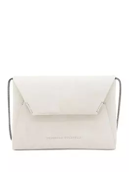 Brunello Cucinelli клатч BC Duo, белый