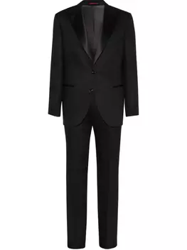 Brunello Cucinelli костюм с широким козырьком, черный