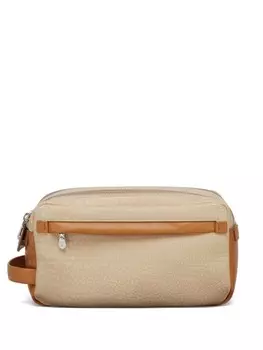Brunello Cucinelli кожаная косметичка, нейтральный цвет