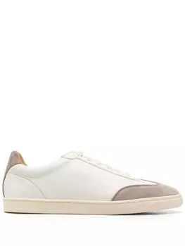 Brunello Cucinelli кожаные кроссовки, серый