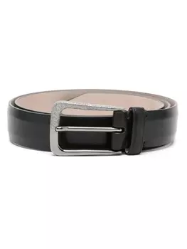 Brunello Cucinelli кожаный ремень, черный
