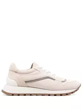 Кроссовки Brunello Cucinelli Lace-up, светло-бежевый