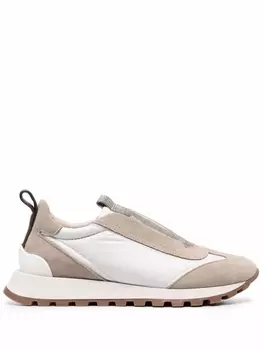 Brunello Cucinelli кроссовки с декором Monili, белый