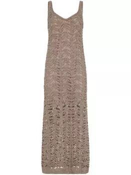 Brunello Cucinelli кружевное платье