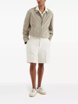 Brunello Cucinelli куртка на молнии, зеленый