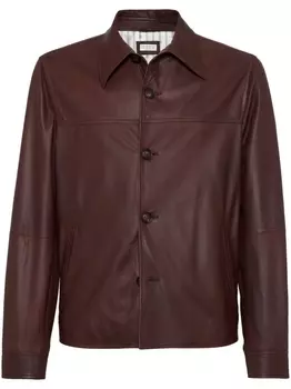 Brunello Cucinelli куртка на пуговицах, коричневый