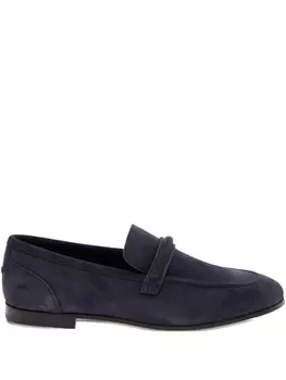 Brunello Cucinelli лоферы с декором Monil, синий