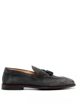 Brunello Cucinelli лоферы с кисточками, серый