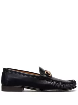 Brunello Cucinelli лоферы с пряжкой, черный