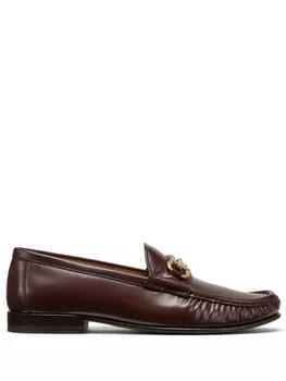 Brunello Cucinelli лоферы с пряжкой, коричневый