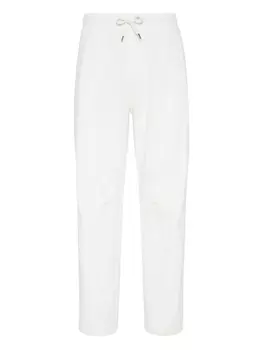 Brunello Cucinelli махровые брюки, белый